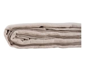 Laken Cato, gewassen linnen, poederroze, 270 x 310 cm