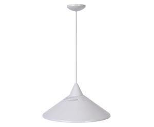 Hanglamp Jeremy, wit, diameter 30 cm