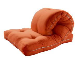 Uitkapbare fauteuil Loop Chair, oranje, 90 x 110 cm