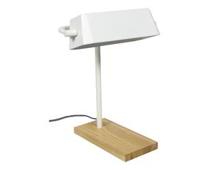 Tafellamp Jetson, wit, H 39 cm