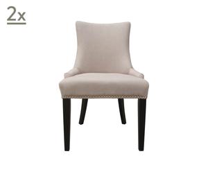 Set van 2 gestoffeerde stoelen Alessandra - Safavieh