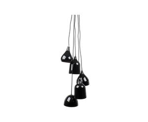 Hanglamp met 5 kappen Rocky - H 140 cm