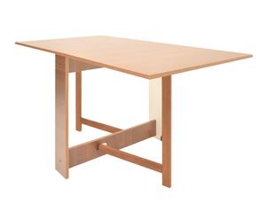 Uitschuifbare tafel Lady, naturel, L 132 cm