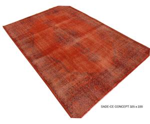 Handgemaakt uniek tapijt, oranje 325 x 220 cm