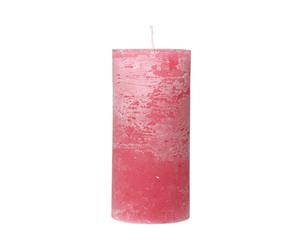 Kaars Candle, roze, H 15 cm