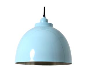 Hanglamp Kylie, lichtblauw/nikkel, diameter 30 cm