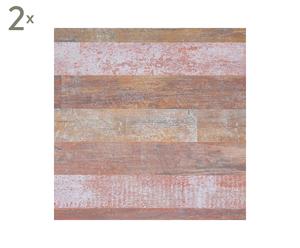 Set van 2 rollen behang Elements II, rood/oranje/wit, B 53 cm