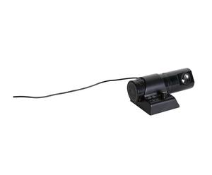 Wandklok Projector, zwart, 7,5 x  17 cm