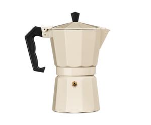 Espresso maker Cream 6-cups, creme, H 20 cm