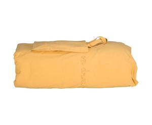 Dekbedovertrek voor ledikant Lotte, geel, 100 x 135 cm