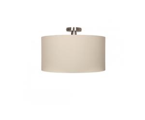 Plafondlamp Objet, zilver/creme, diameter 50 cm