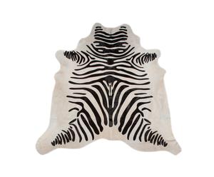 Koeienhuid Zebra, zwart/wit, 200 x 140 cm