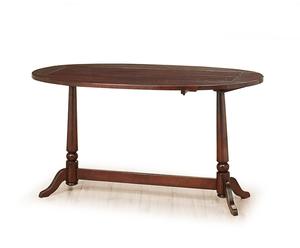 Inklapbare salontafel, eikenhout, 140x35x75 cm