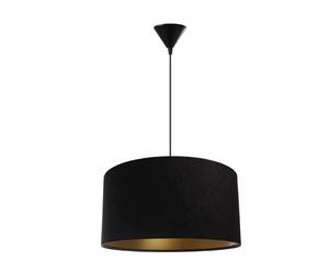 Hanglamp Gloria VI, zwart/goud, Ø 40 cm