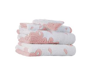 Coral Roma bath towel