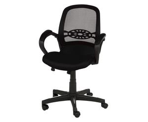 Krzesło obrotowe „Emil”, czarne