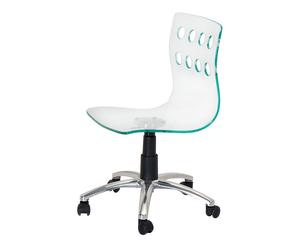Krzesło obrotowe „Magnificent”, transparentne