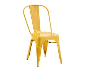 Krzesło „Andromena”, żółte