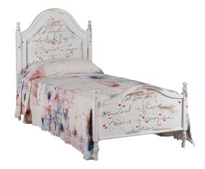 Pojedyncze łóżko „Signac Romance”, białe