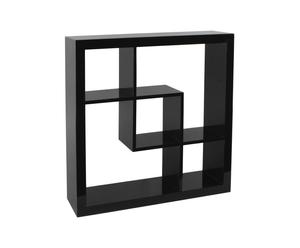 Półka ścienna „Cubicle”, czarna
