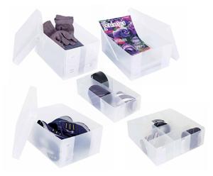 Komplet 5 pudełek z przegródkami „Organizer”