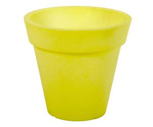 Donica fluorescencyjna „Lucilla”, żółta
