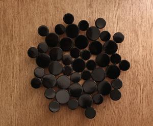 Patera „Circle” – czarna 40 cm