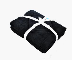 Zestaw trzech ręczników „Black”