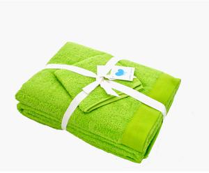 Zestaw trzech ręczników „Green”