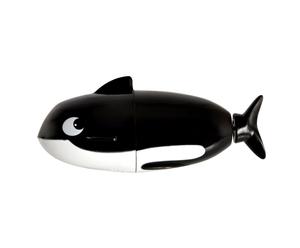 Zabawka do wanny/basenu „Whale”, biało-czarna