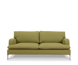 Sofa 2-osobowa „Longo”, jasnozielona, projekt: Marek Gawlik