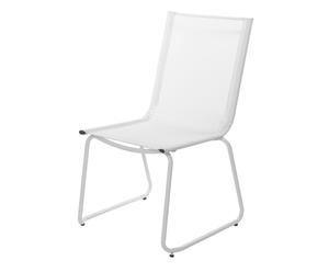 Krzesło ogrodowe „Stackable”, białe