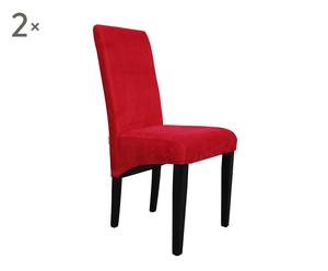 Zestaw 2 krzeseł „Modern”, czerwony