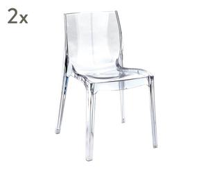 Komplet 2 krzeseł „Courmayer”, 54,5 x 51 x 58 cm