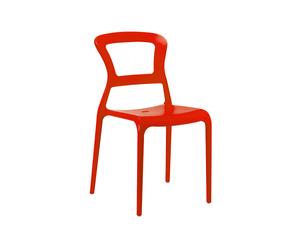 Krzesło „PEPPER”, czerwone