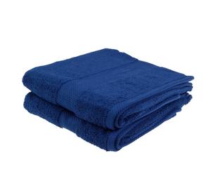 Zestaw 2 ręczników „Moelleux”, ciemnoniebieski