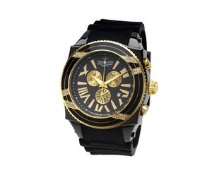 Zegarek męski „Elegance”, czarno-złoty