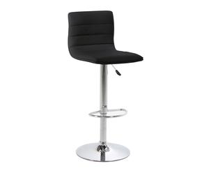 Barová stolička „Valerie Black”, 39,5 x 47 x 111 cm