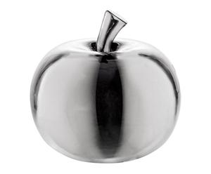 Dekoracja „Apple Silver”, Ø 11, wys. 10 cm