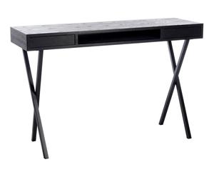 Písací stôl „Modern Black”, 40 x 120 x 77 cm