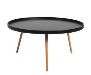 Konferenčný stolík „Dixie Black”, ø 90, výš. 45 cm, Ø 90, wys. 45 cm