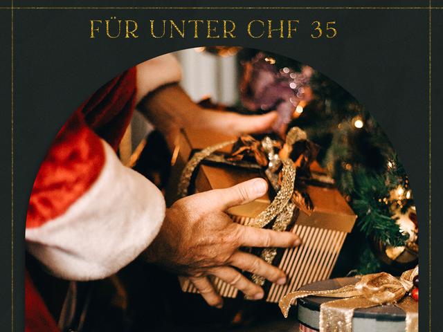 Weihnachtsgeschenke unter CHF 35