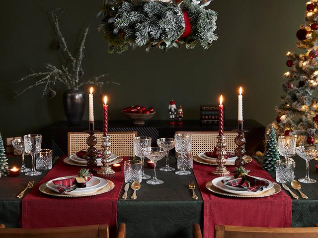 Krásný vánoční stůl