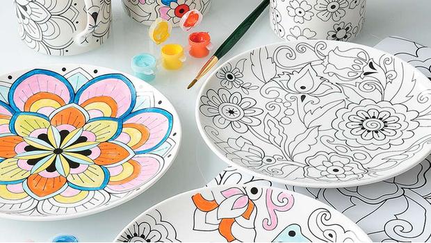 DIY: malované nádobí