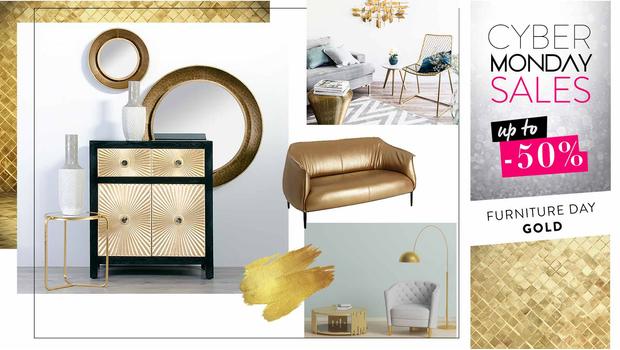 Gold: kolekce nábytku