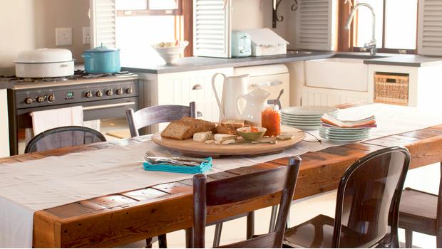 Cocina country-chic