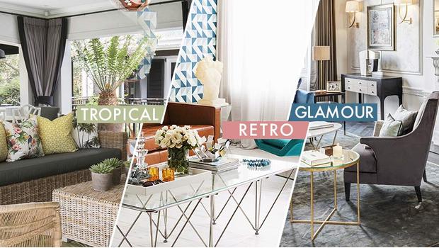 3 styles déco glam