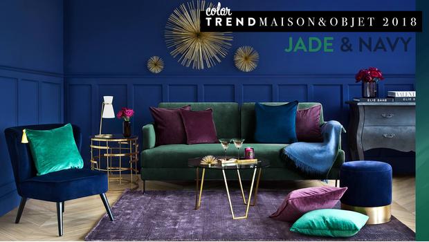 Color trend: Jade & Navy