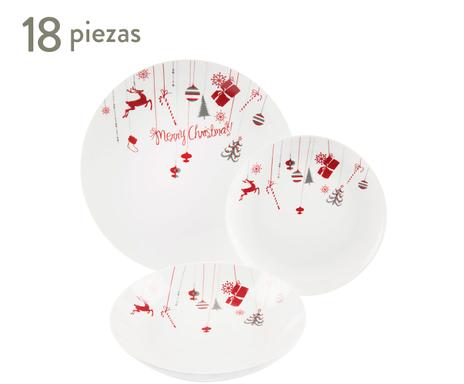 Excelsa Amalfi Juego de 6 platos para pizza Porcelana 
