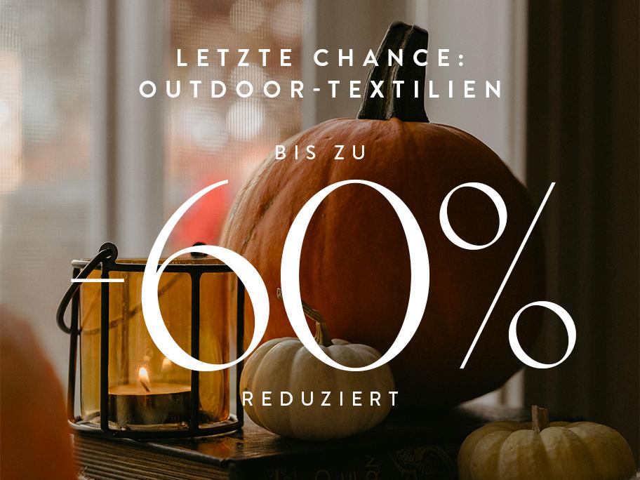 Letzte Chance: Outdoor-Textilien